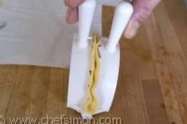 Ravioles de gambas - Etape 14