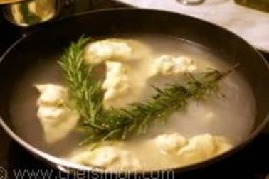 Ravioles de gambas - Etape 15