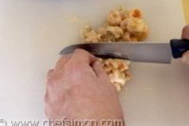 Ravioles de gambas - Etape 12