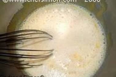 Rattraper une crème anglaise ratée - Etape 1