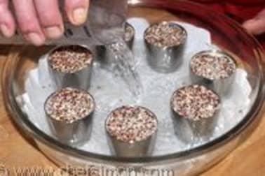 Flans de quinoa rouge - Etape 8