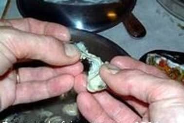 Huitres pochées - Etape 9