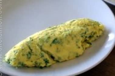 Omelette roulée aux fines herbes - Etape 11