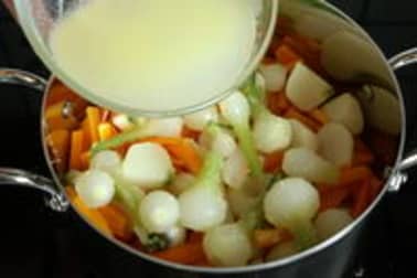 Jardinière de légumes : l'assemblage de la jardinière - Etape 4