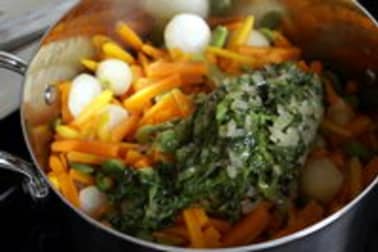 Jardinière de légumes : l'assemblage de la jardinière - Etape 8