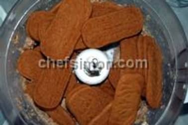 Fond de biscuits émiettés - Etape 3