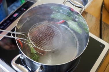 Cuisson du tourteau - Etape 4