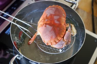 Cuisson du tourteau - Etape 7