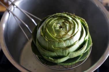 Artichaut à la vinaigrette - Etape 4