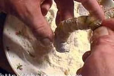 Beignets de gambas - Etape 9