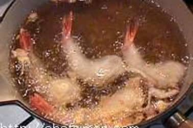 Beignets de gambas - Etape 11