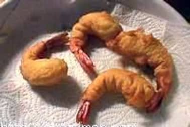 Beignets de gambas - Etape 12