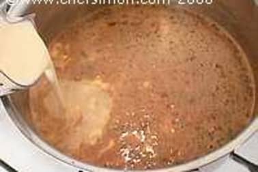 Crème brûlée à la chicorée - Etape 4