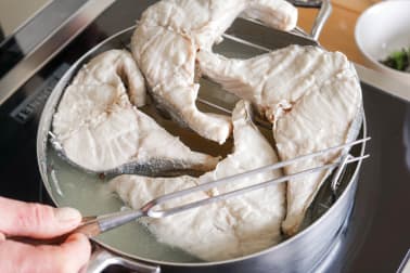 Darne de lieu noir pochée - Etape 8