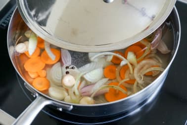 Darne de lieu noir pochée - Etape 4