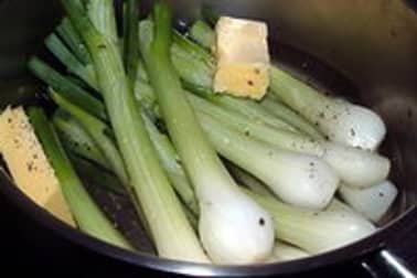 Echalotes fraîches étuvées - Etape 5