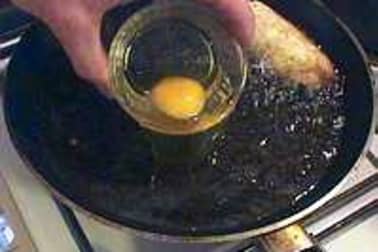 Oeufs frits - Etape 8