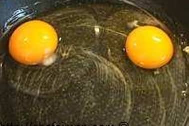 Oeufs à la poêle - Etape 3