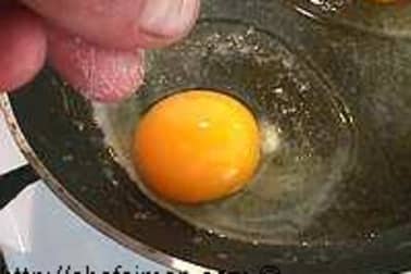 Oeufs à la poêle - Etape 4