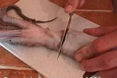 Préparation du poulpe - Etape 2