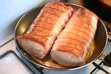 Rôti de porc cuit sous-vide à basse température - Etape 1