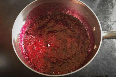 Soufflé glacé aux fruits rouges - Etape 2