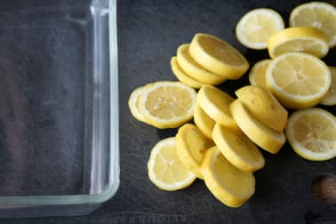 Achards de citrons et gingembre - Etape 1