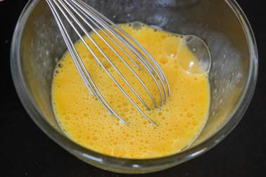 Appareil à crème prise salé - Etape 2