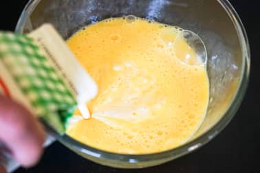 Appareil à crème prise salé - Etape 3