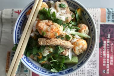 Wok de porc, crevettes et langoustines - Etape 10