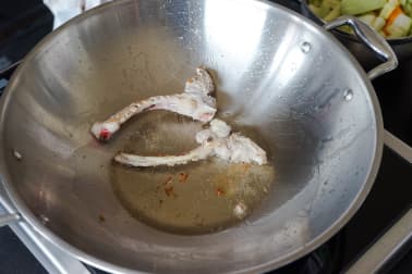 Wok de porc, crevettes et langoustines - Etape 4