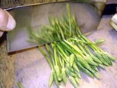 Asperge des bois ou aspergette - Etape 2