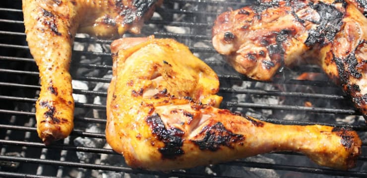 Cuisses De Poulet A L Orange Et Au Rhum Au Barbecue Recette Par