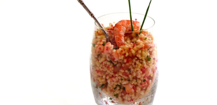 Salade De Perles Au Saumon Et Aux Crevettes Recette Par Marlyzen