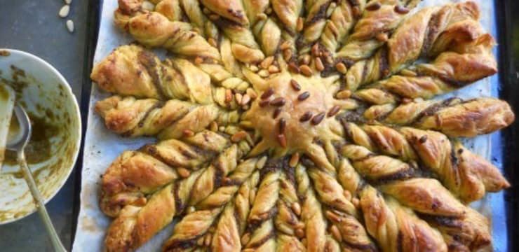 Tarte Soleil Au Pesto Et Aux Pignons Recette Par Bulle