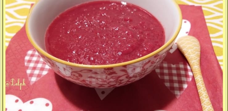 Compote De Rhubarbe Et Framboises Recette Par Oh La Gourmande