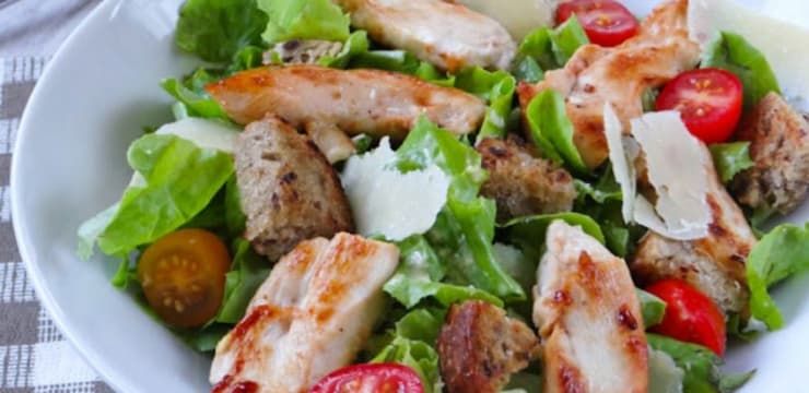 Salade Cesar Avec Ou Sans Anchois Recette Par La Cuisine D Adeline