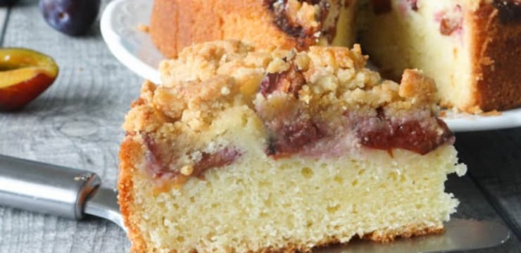 Gateau Aux Quetsches Crumble A La Cannelle Recette Par La
