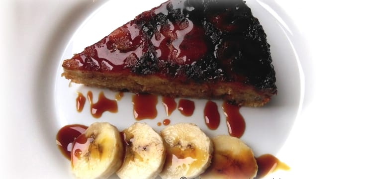 Gateau Renverse A La Banane Et Au Caramel Recette Par Ma Cuisine Salee Mes Envies Sucrees