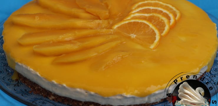 Gateau Sans Cuisson Mangue Orange Avec Magimix Recette Par A Prendre Sans Faim