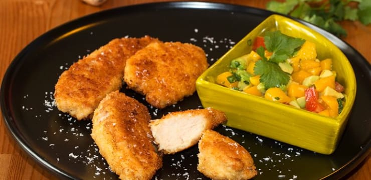 Poulet Pane A La Noix De Coco Recette Par Jackie