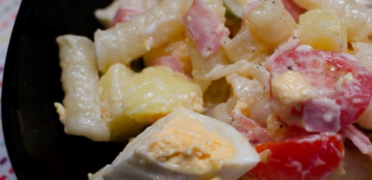 Salade De Pates Facon Piemontaise Recette Par Piratage Culinaire