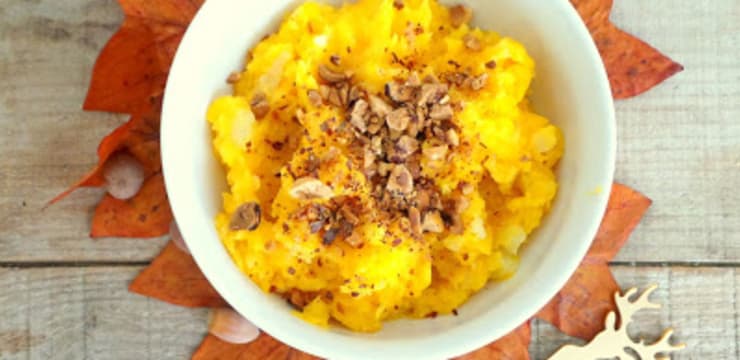 Puree De Butternut Aux Noisettes Grillees Recette Par My