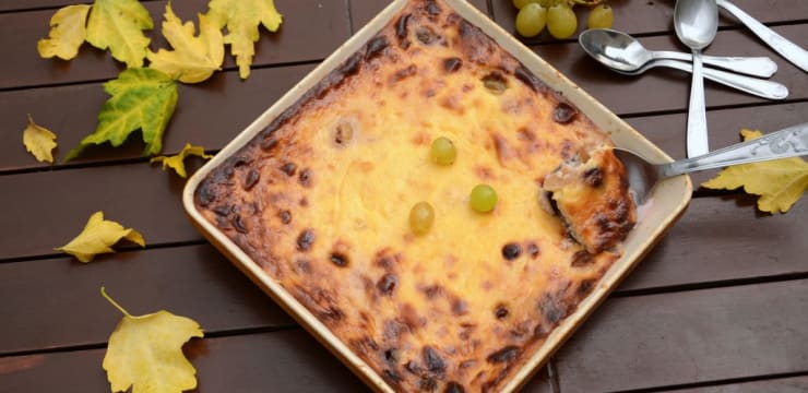Gateau D Automne Au Raisin Frais Et Fromage Blanc Comme Un Clafoutis Recette Par Flo Au Fil Du Thym