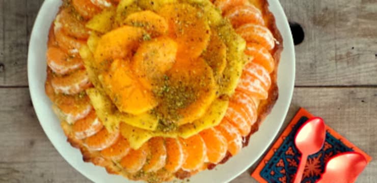Tarte Gourmande Aux Clementines Kakis Et Mangues Recette Par My