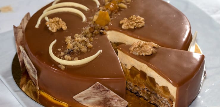 Entremet chocolat - caramel beurre salé - Recette par Les