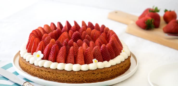Tarte Aux Fraises Facile Et Rapide Recette Par Empreinte Sucree