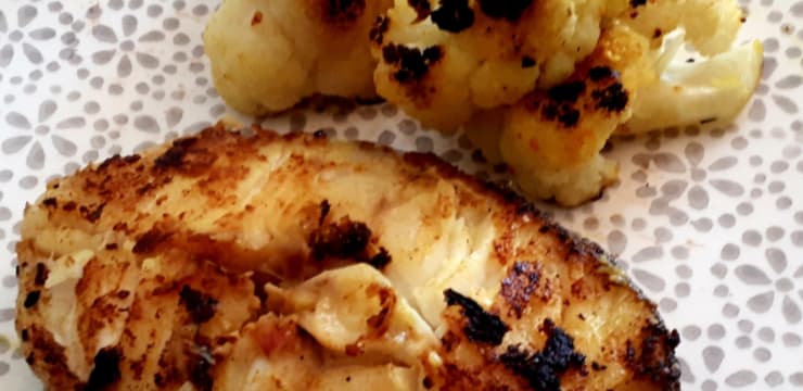 Chou Fleur Et Cabillaud Grilles Au Curry Recette Par La Bonne