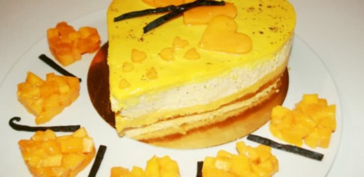 Coeur Des Iles Mangue Passion Mascarpone Vanille Recette Par Gourmand Iz