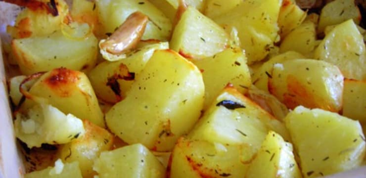 Pommes de terre rôties aux oignons - Recette par Mes inspirations culinaires